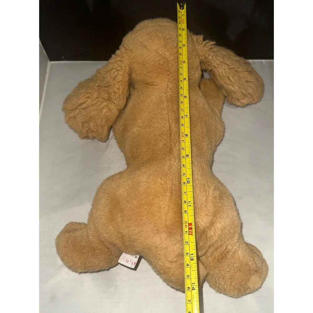 Vintage Gund Muttsy Plush Dog Puppy 14 Inches Tan Paws Stuffed Animal